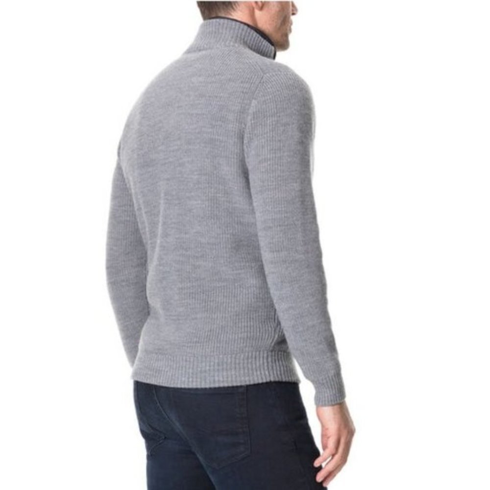 Men's Rodd & Gunn Camerons Track Zip Wool Jacket - Picture 2 of 8
